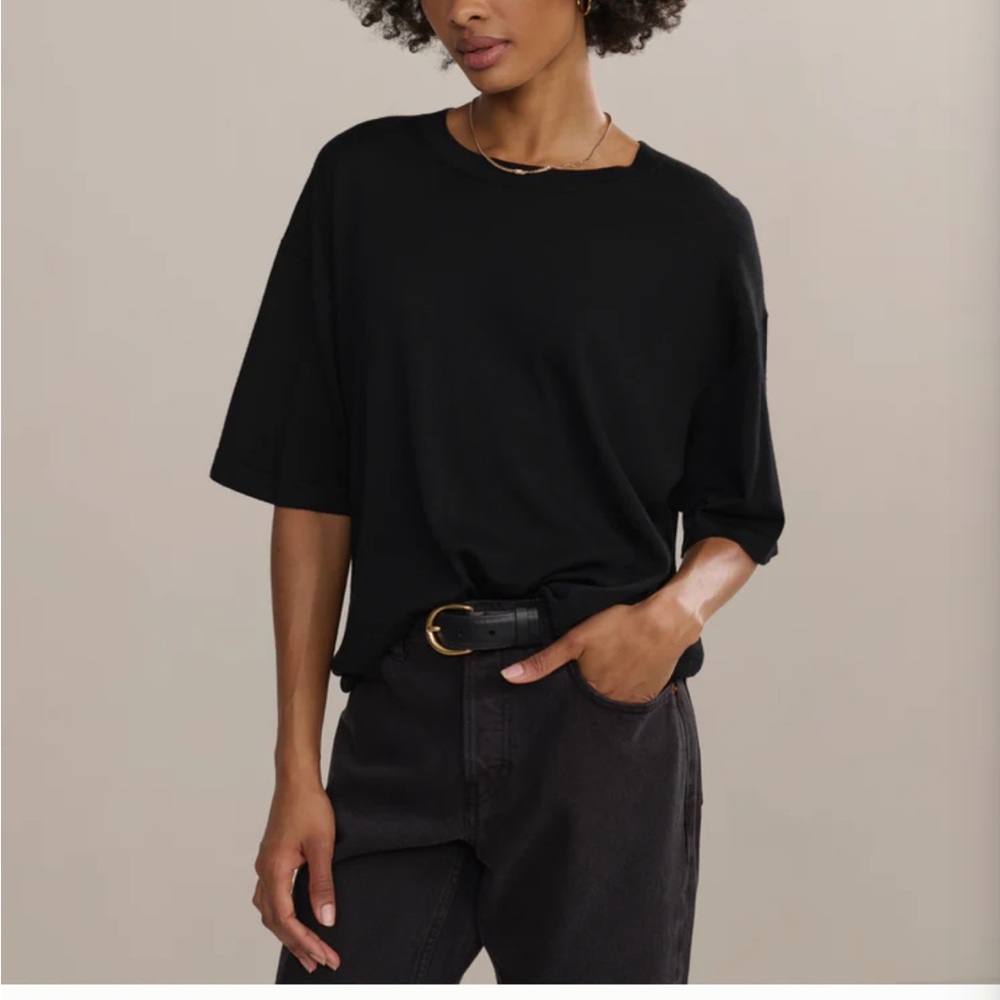 Jenni Kayne Merino Wool tee size S NWT - Picture 1 of 11